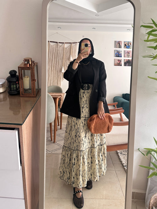 Belted Flow Skirt