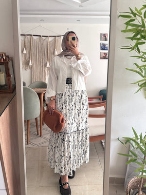 Belted Flow Skirt