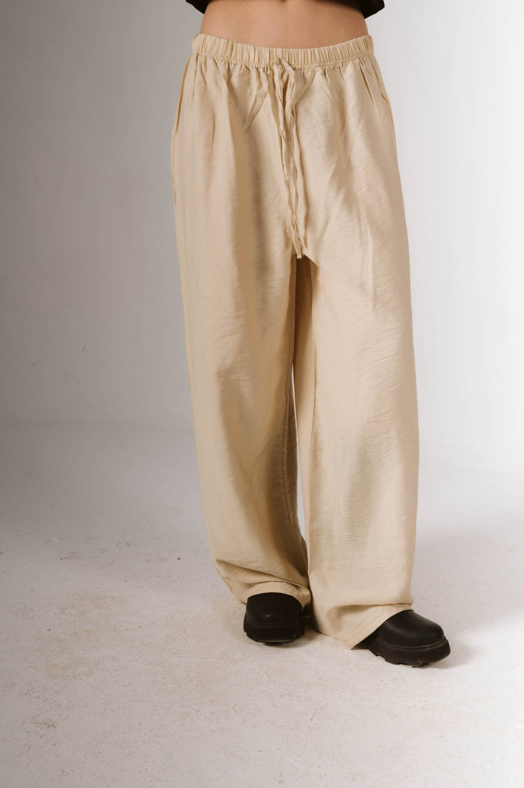 Cream Flow Pants