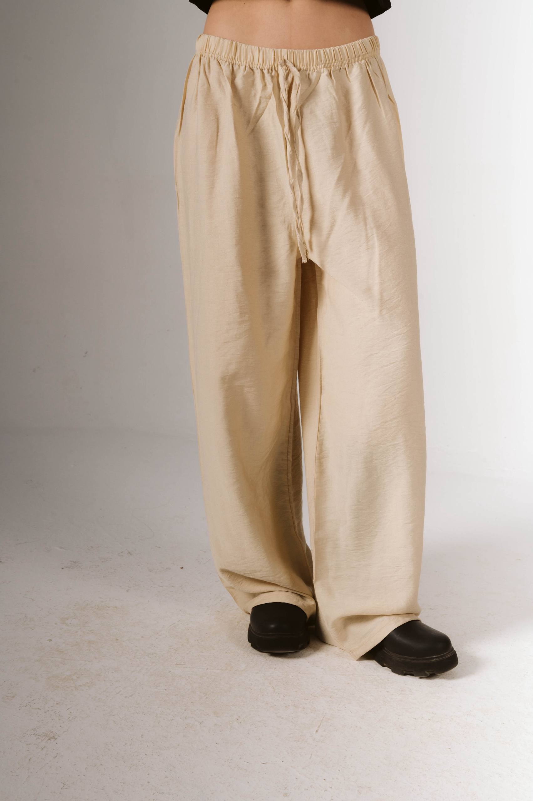 Cream Flow Pants
